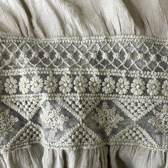 Fancyinn light green open front maxi cover up size S - Picture 3 of 5